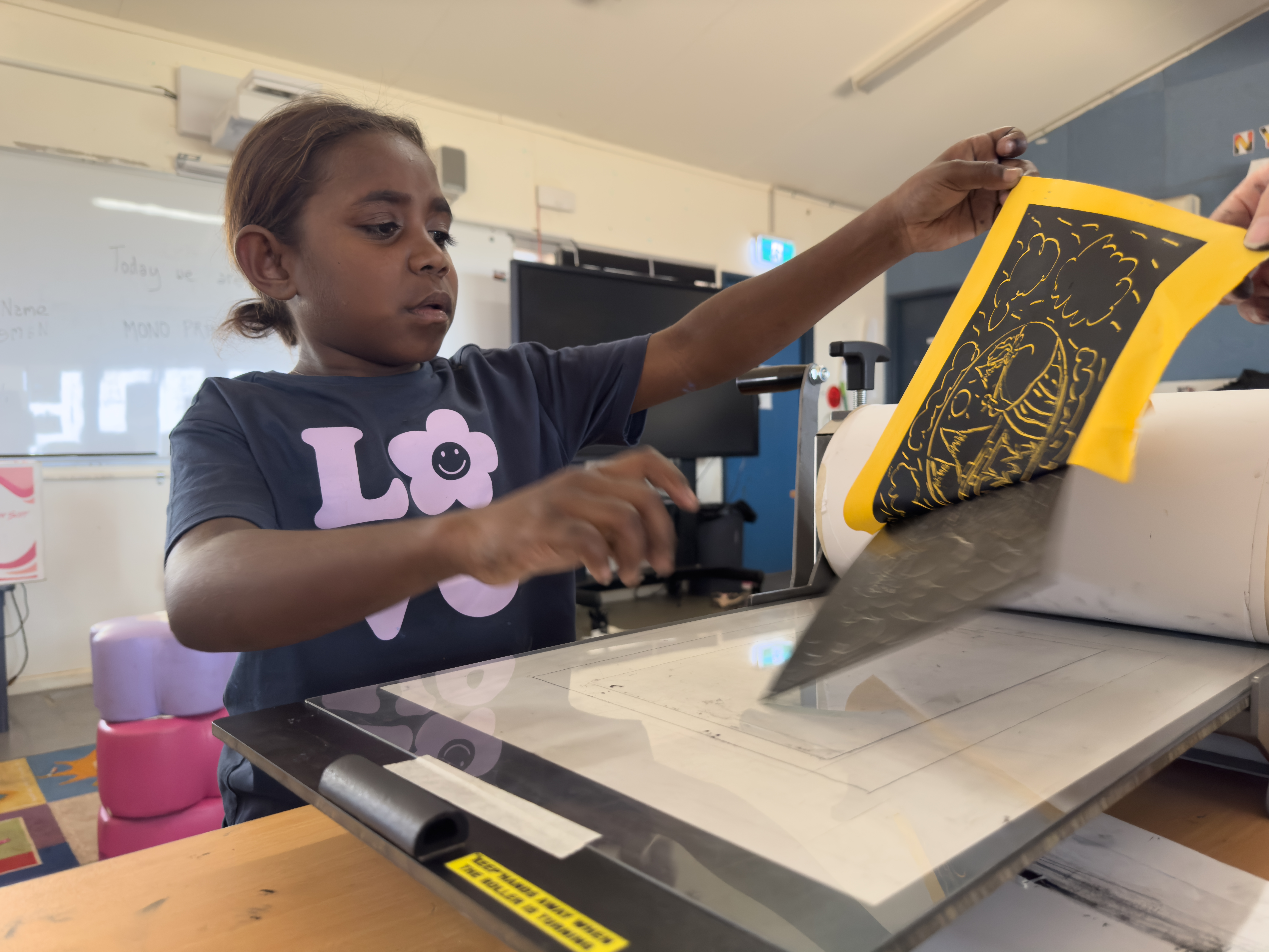 Strelley and Warralong kids thrive while exploring the power of creativity